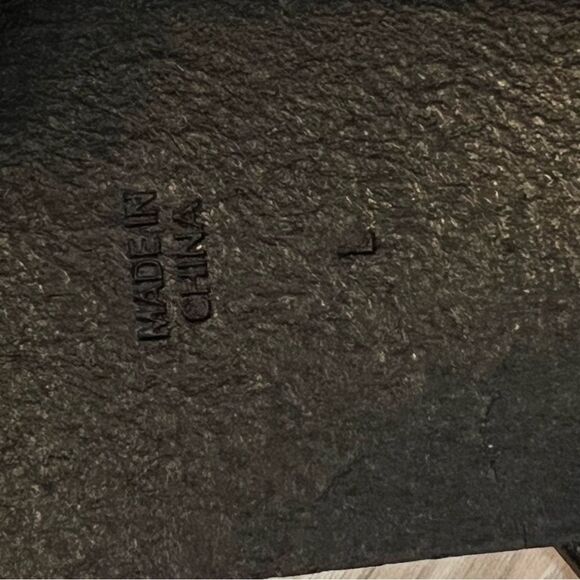 Vtg New Ralph Lauren wide leather belt Tooled Braid Brass buckle Boho Western L - Picture 14 of 16